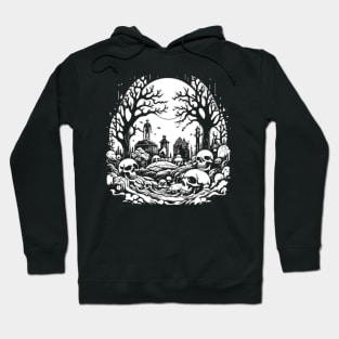 White Night of Graveyard of Skulls, Macabre Hoodie